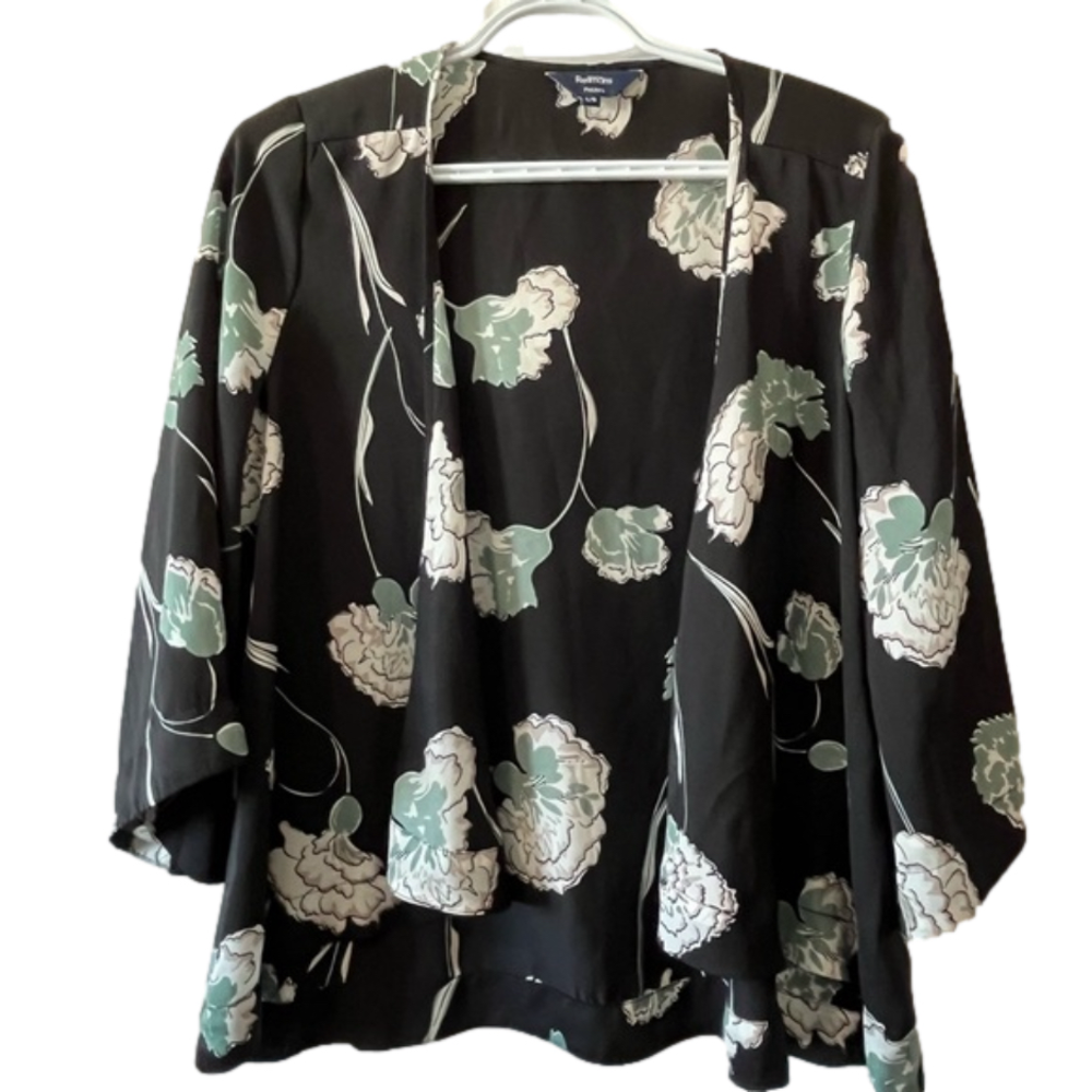 Kimono Style Floral Shirt Reitmans Petite large